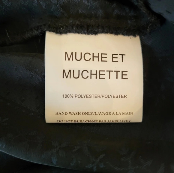 Muche Muchette Tonal Stripe Poet's Blouse Grommets - Picture 4 of 5